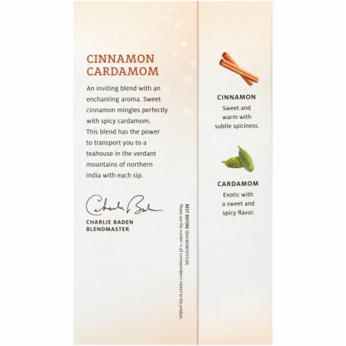 Celestial Seasonings Organic Herbal Tea Bags 20 Count Perspective: back