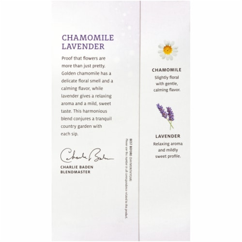 Celestial Seasonings Organic Chamomile Herbal Tea Bags 20 Count Perspective: back