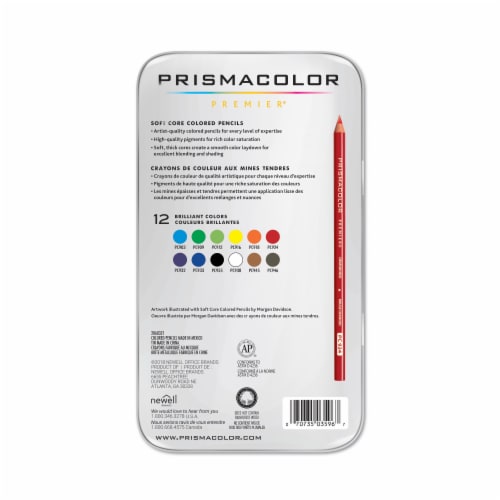 Prismacolor Premier® Soft Core Colored Pencils Perspective: back
