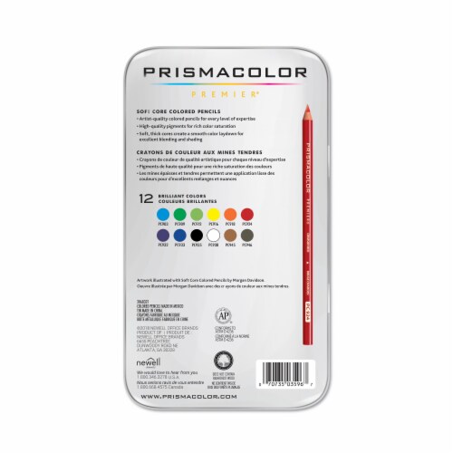 Prismacolor Premier® Soft Core Colored Pencils Perspective: back