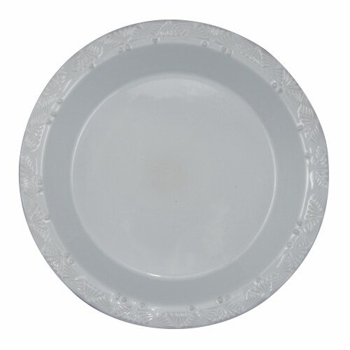 Taste of Home 9 x 1.5 inch Stoneware Pie Plate Perspective: back