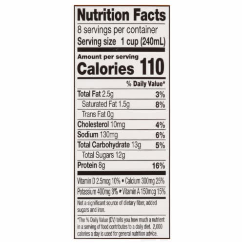Purity Sweet Acidophilus 1% Lowfat Milk Perspective: back