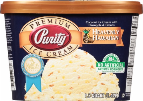 Purity Heavenly Hawaiian Ice Cream Perspective: back