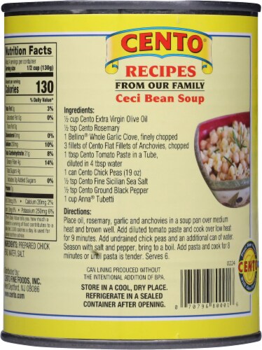 Cento® Chick Peas Perspective: back