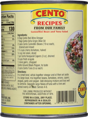 Cento® White Kidney Beans Perspective: back