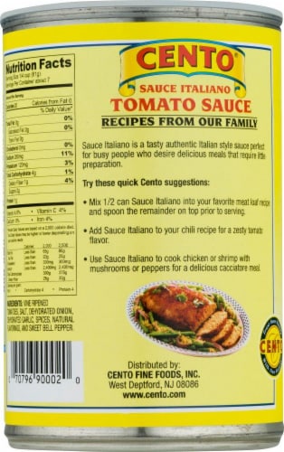 Cento Tomato Sauce Perspective: back