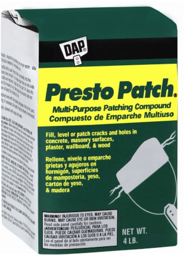 DAP Presto Patch White Patching Compound Perspective: back
