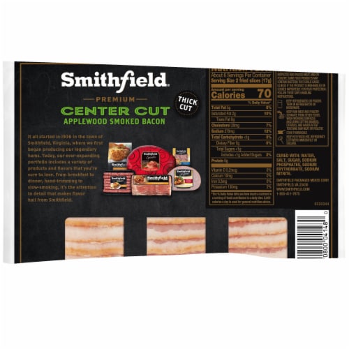 Smithfield® Center Cut Bacon Perspective: back