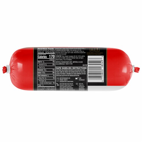 Smithfield Premium Pork Breakfast Sausage Roll Perspective: back