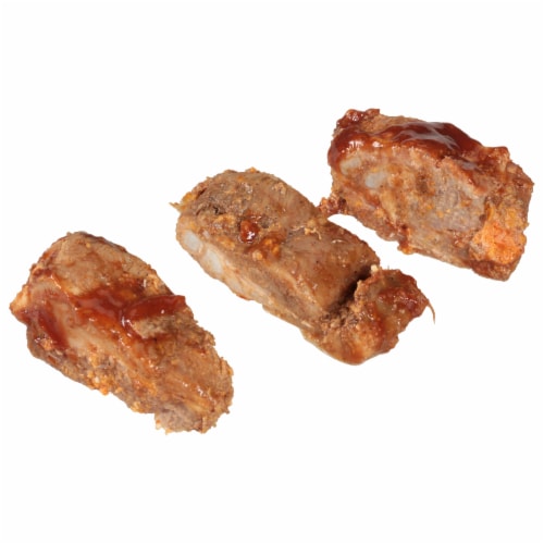 Smithfield Seasoned Rib Tips With Barbecue Sauce Perspective: back