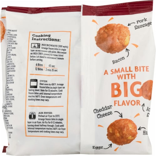 Smithfield® Power Bites™ Meatlovers Sausage Poppers Perspective: back