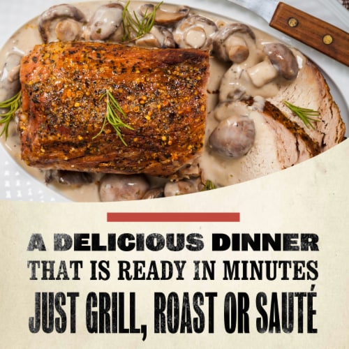 Smithfield Marinated Portobello Mushroom Fresh Pork Loin Filet, 23 oz Perspective: back