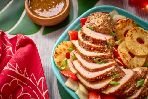 Smithfield Roasted Garlic & Herb Pork Loin Filet Perspective: back