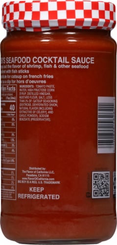 Bob's Famous Seafood Cocktail Sauce Perspective: back
