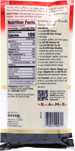 Ka-Me® Buckwheat Noodles Perspective: back