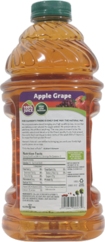 Hansen's Apple Grape Juice Perspective: back
