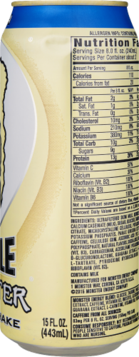 Muscle Monster Vanilla Energy Shake Perspective: back