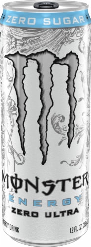 Monster® Zero Sugar Zero Ultra Energy Drink Multipack Cans Perspective: back