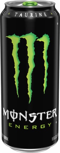 monster energy drink label caffeine