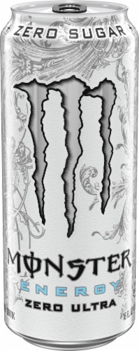 Monster® Zero Sugar Zero Ultra Energy Drink Multipack Cans Perspective: back