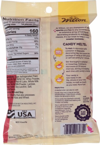 Wilton™ Red Candy Melts® Perspective: back
