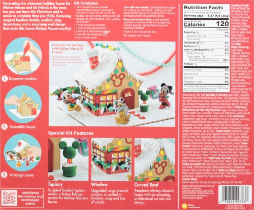 Wilton® Disney Mickey Mouse & Friends Holiday House Cookie Kit Perspective: back