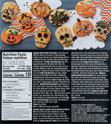 Wilton® Skulls and Pumpkin Cookie Kit Perspective: back
