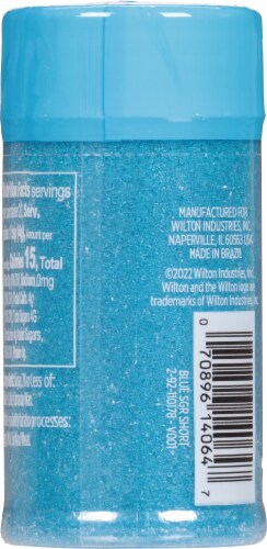 Wilton Sprinkle Sanding Sugar - Blue Perspective: back
