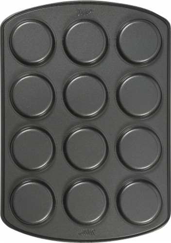 Wilton™ Gold Non-Stick Muffin Top Pan Perspective: back