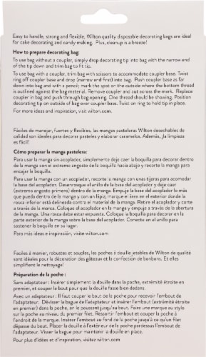 Wilton® Disposable Decorating Bags Perspective: back