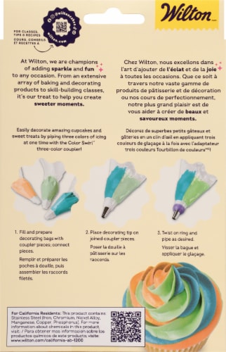 Wilton Color Swirl Decorating Set Perspective: back