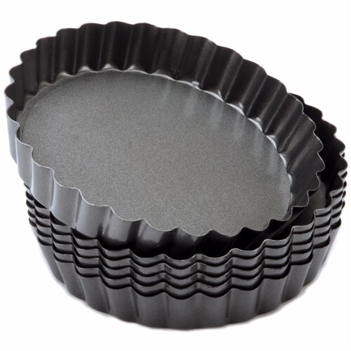 WILTON PERFECT RESULTS ROUND TART QUICHE PAN SET 4 IN Perspective: back