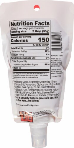 Wilton® Red Decorating Icing Pouch with Tips Perspective: back