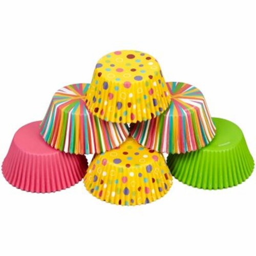Wilton® Dots and Stripes Baking Cups Perspective: back