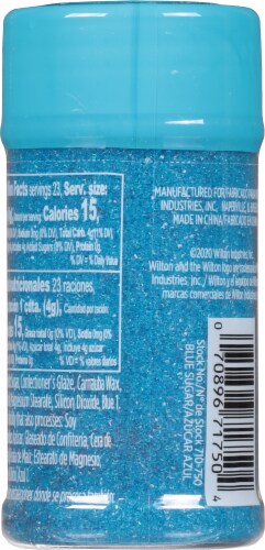 Wilton® Blue Sugar Sprinkles Perspective: back