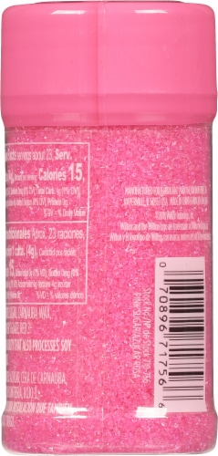 Wilton Pink Sugar Sprinkles Perspective: back
