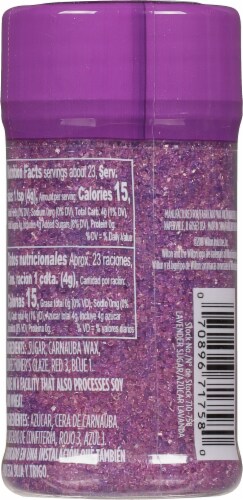 Wilton Lavender Sugar Sprinkles Perspective: back