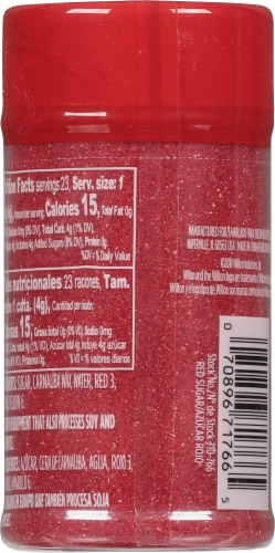 Wilton Sugar Sprinkles - Red Perspective: back