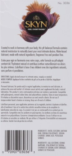 SKYN Natural Chemistry Personal Lubricant Perspective: back
