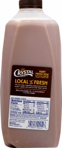 Crystal Creamery™ 1% Chocolate Low Fat Milk Perspective: back