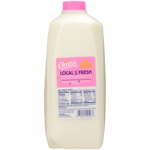 Crystal Creamery™ Fat Free Milk Perspective: back