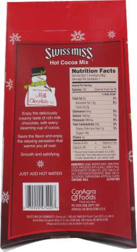 Swiss Miss Milk Chocolate Hot Cocoa Mix Gift Pack Perspective: back