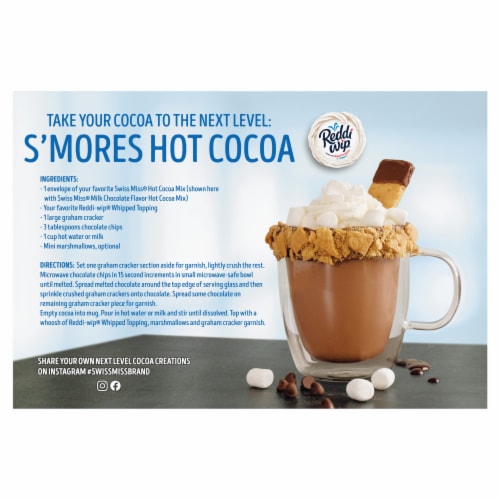 Swiss Miss Rich Chocolate Flavored Hot Cocoa Mix Perspective: back