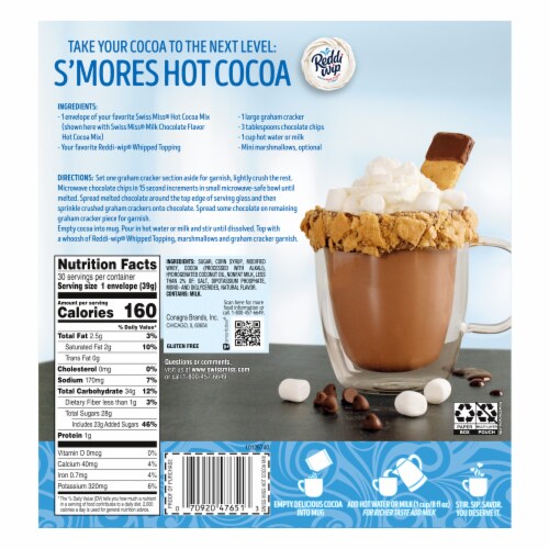 Swiss Miss Milk Chocolate Hot Cocoa Mix Super Value Pack Perspective: back