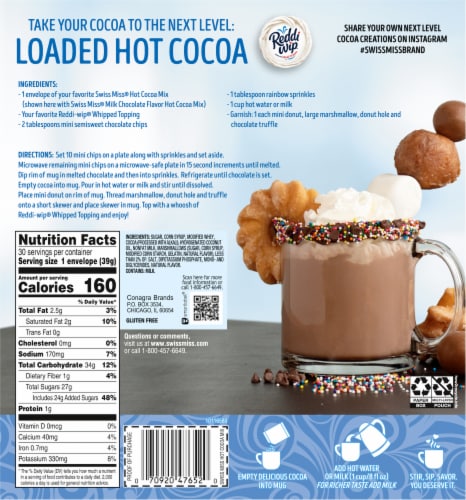 Swiss Miss® Hot Cocoa Mix with Marshmallows Multipack Perspective: back