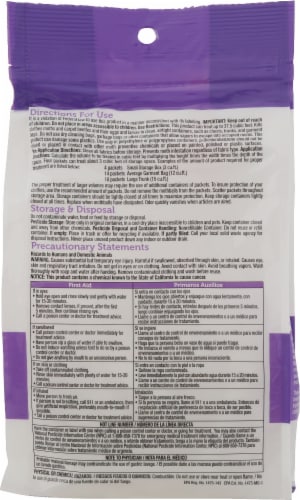Enoz® Moth Tek Lavender Scented Moth Ball Packets Perspective: back