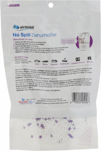 airBOSS® No Spill Lavendar Fields Dehumidifier Perspective: back