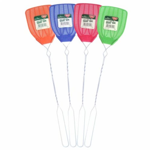 Enoz® Plastic Fly Swatter - Red Perspective: back