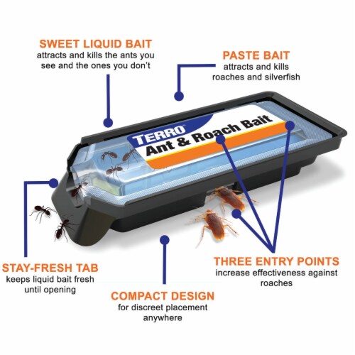 TERRO Ant & Roach Baits Perspective: back