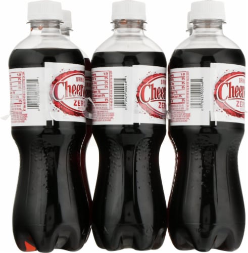 Cheerwine Diet Cherry Soda Bottles Perspective: back